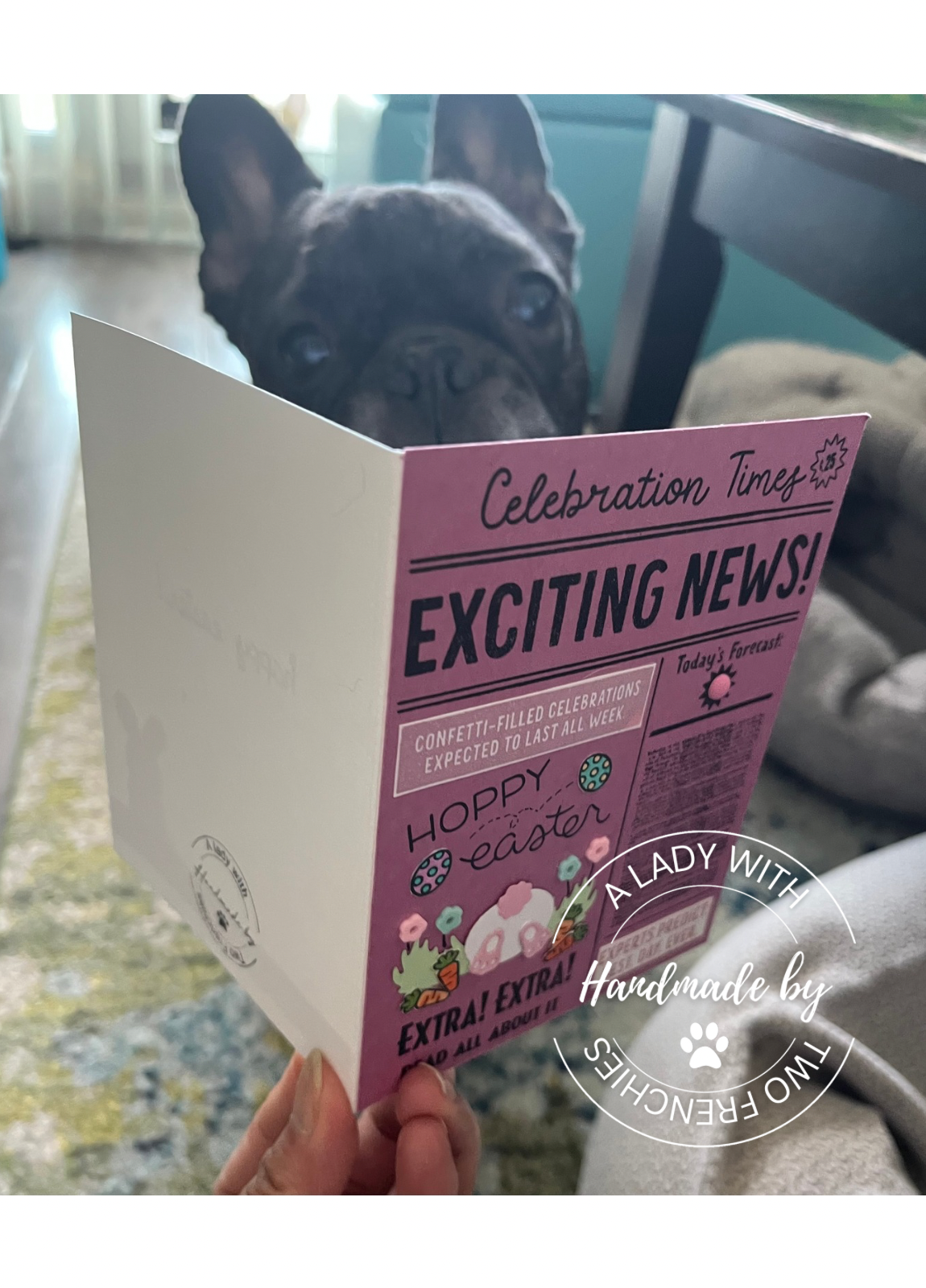 Easter Card - Eggciting News