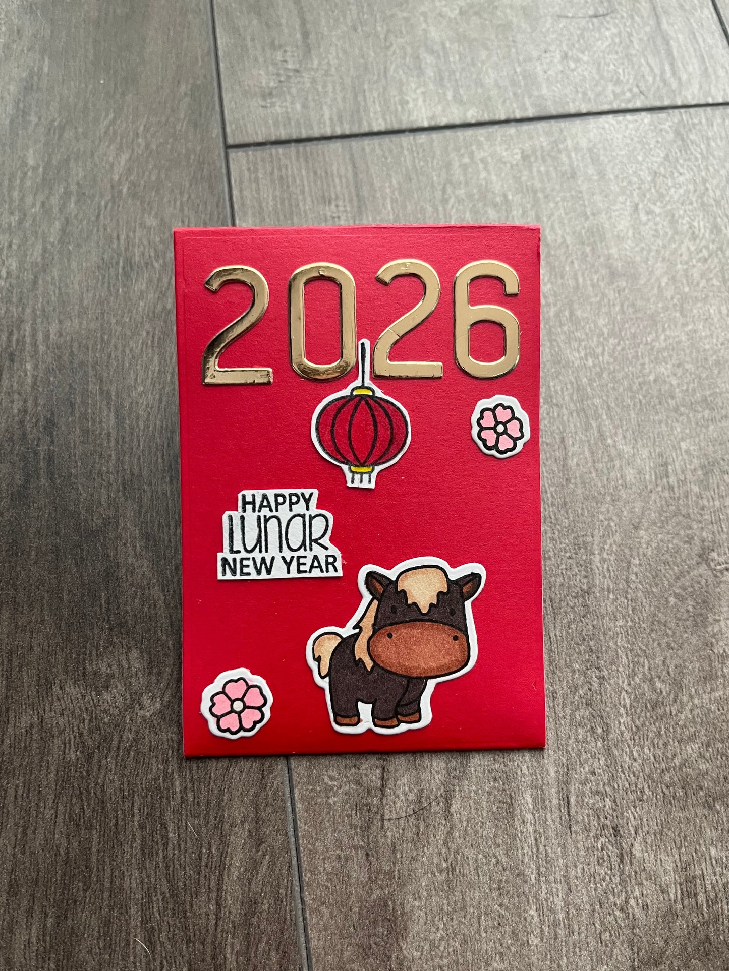 Lunar New Year - Set of 8 Red Envelopes (Small)