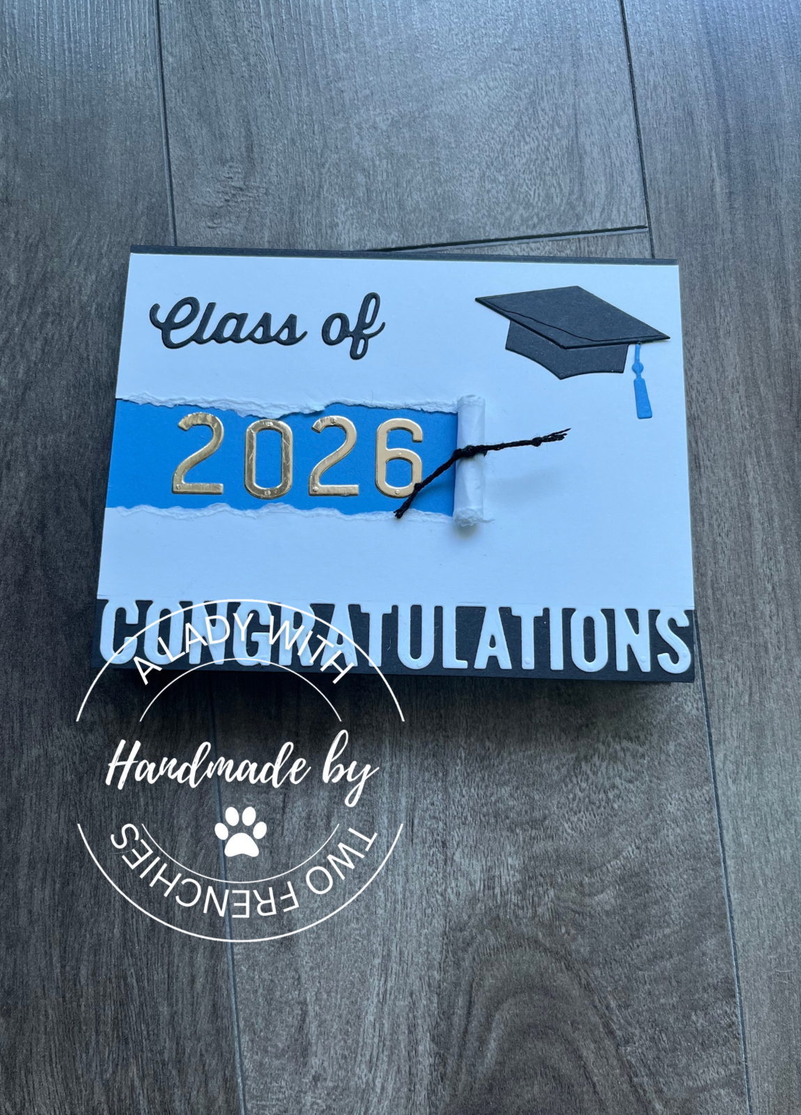 Graduation Card - Rolled Diploma