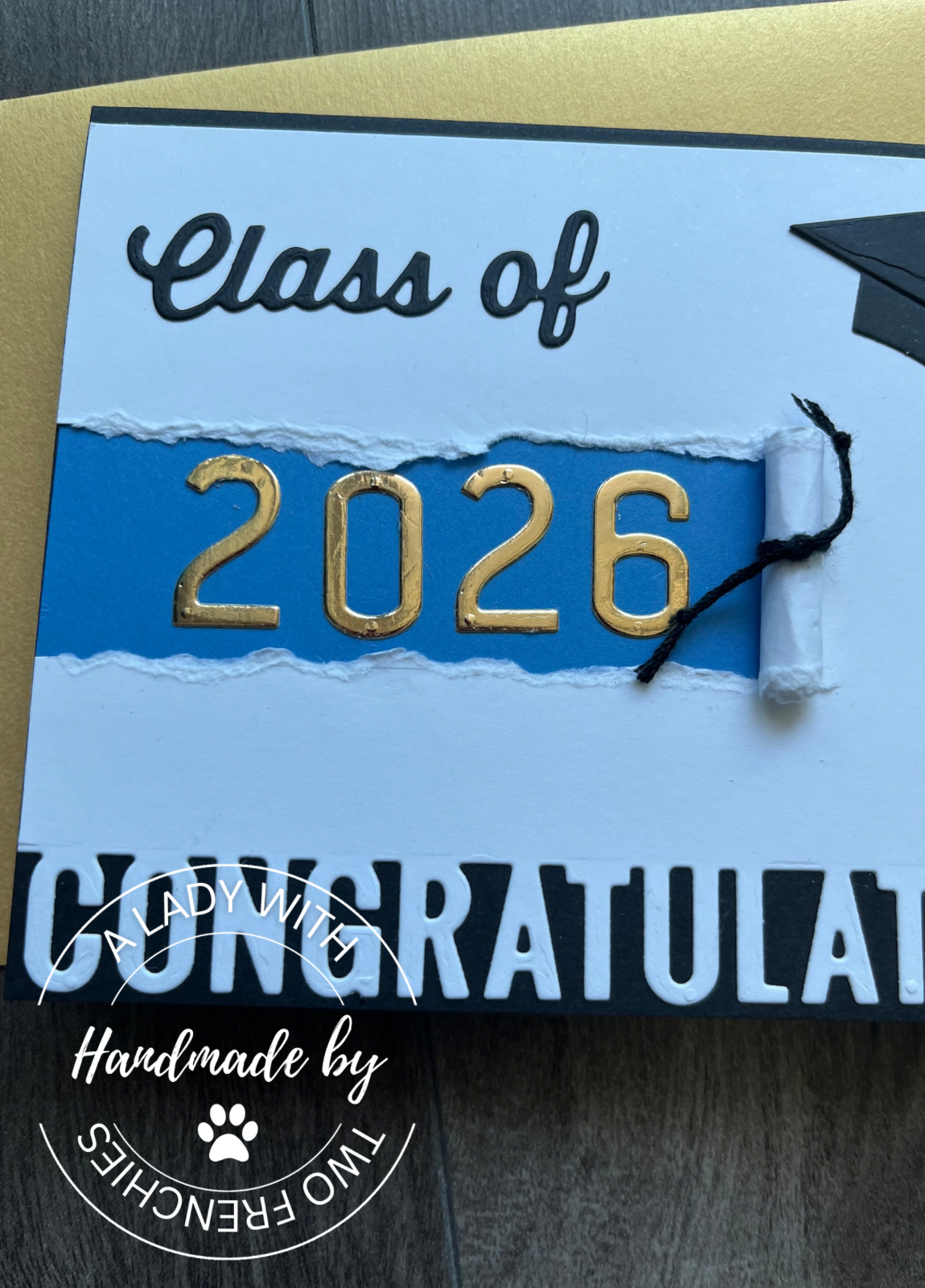 Graduation Card - Rolled Diploma