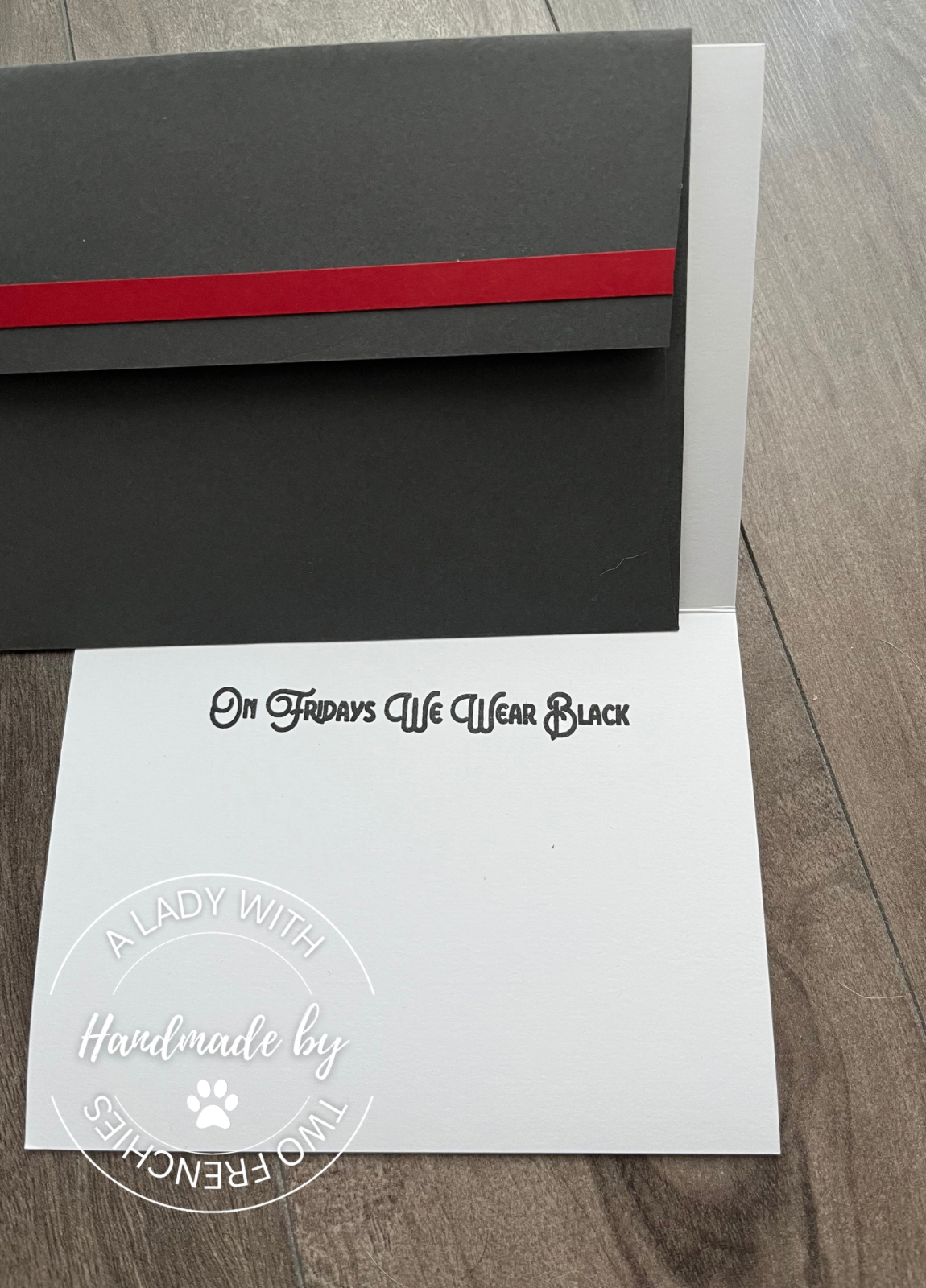 Store Front Card - Black Dress Shop