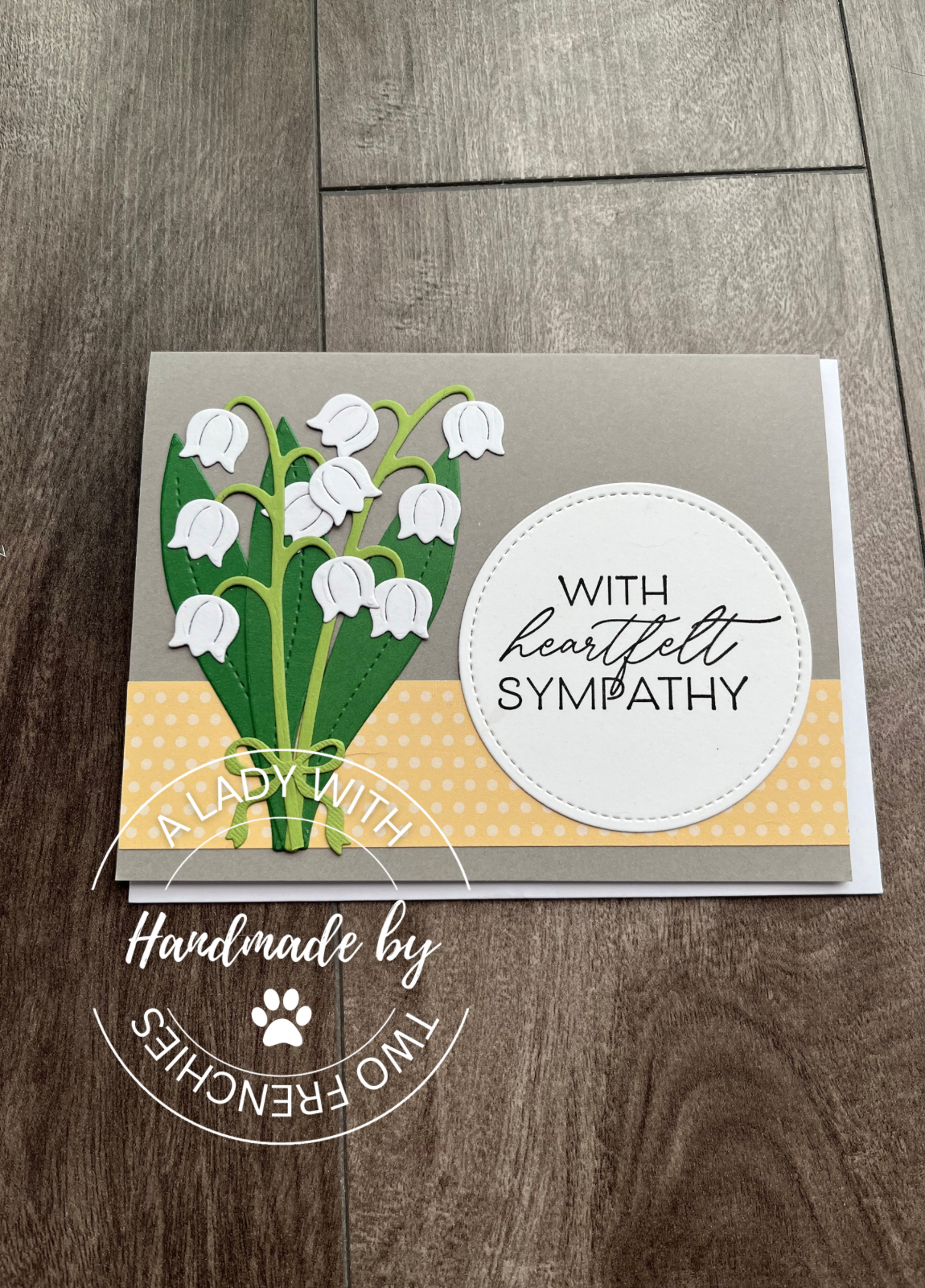 Sympathy Card - Lily of the Valley