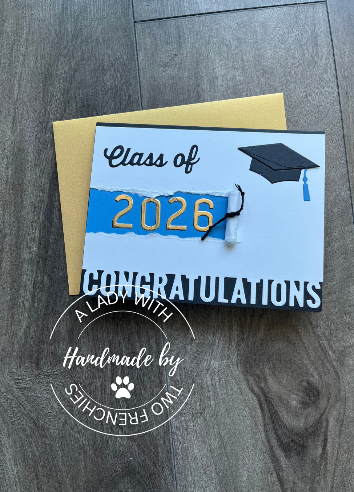 Graduation Card - Rolled Diploma