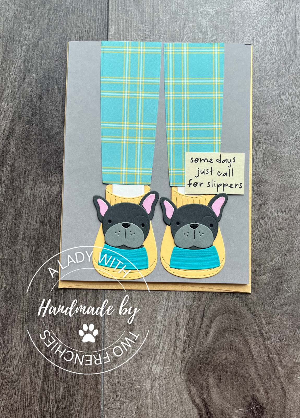 Frenchie - Pajamas and slippers