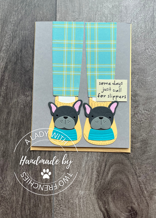 Frenchie - Pajamas and slippers