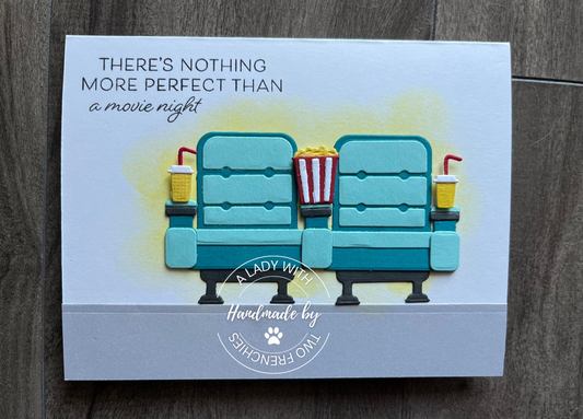 Movie Night Card - Birthday or Thank you