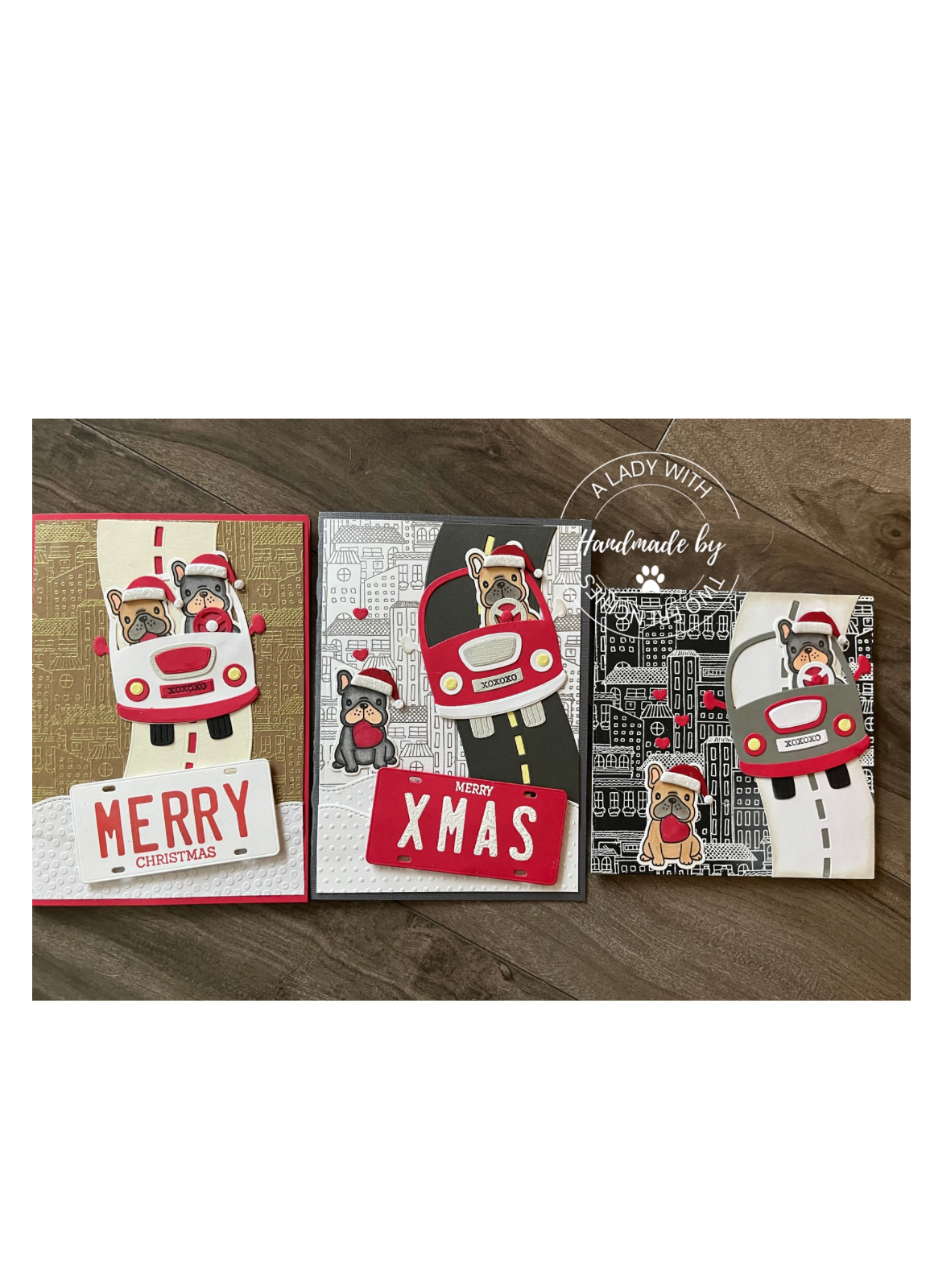 Frenchie in the City Xmas Card