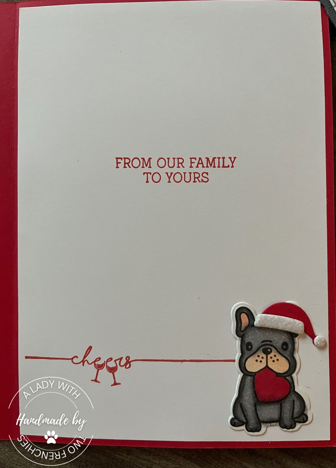 Frenchie in the City Xmas Card