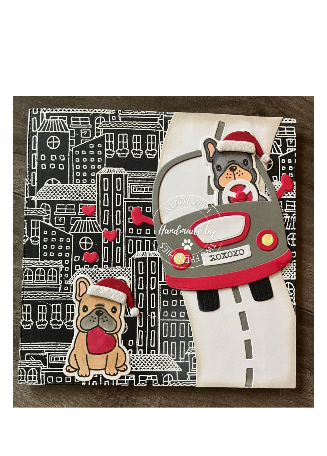 Frenchie in the City Xmas Card