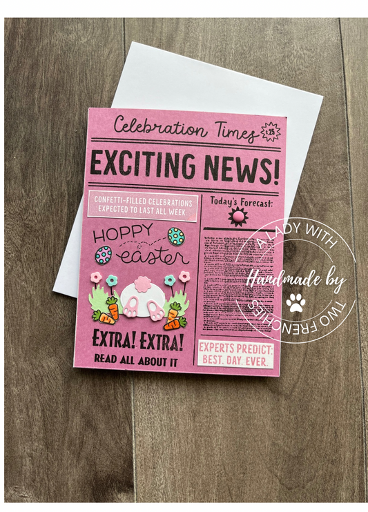 Easter Card - Eggciting News
