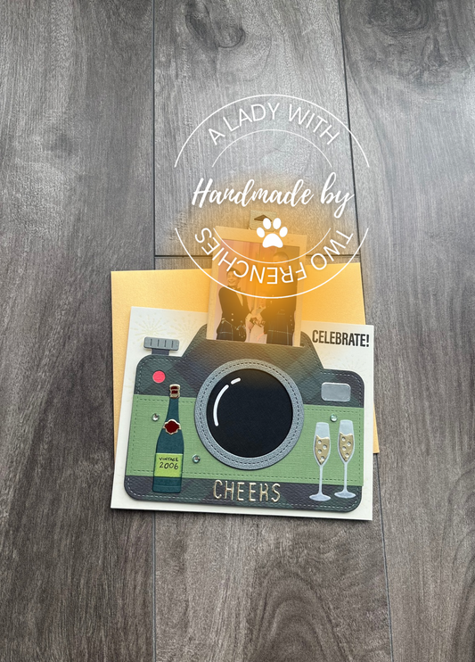 Camera Card - Anniversary Polaroid