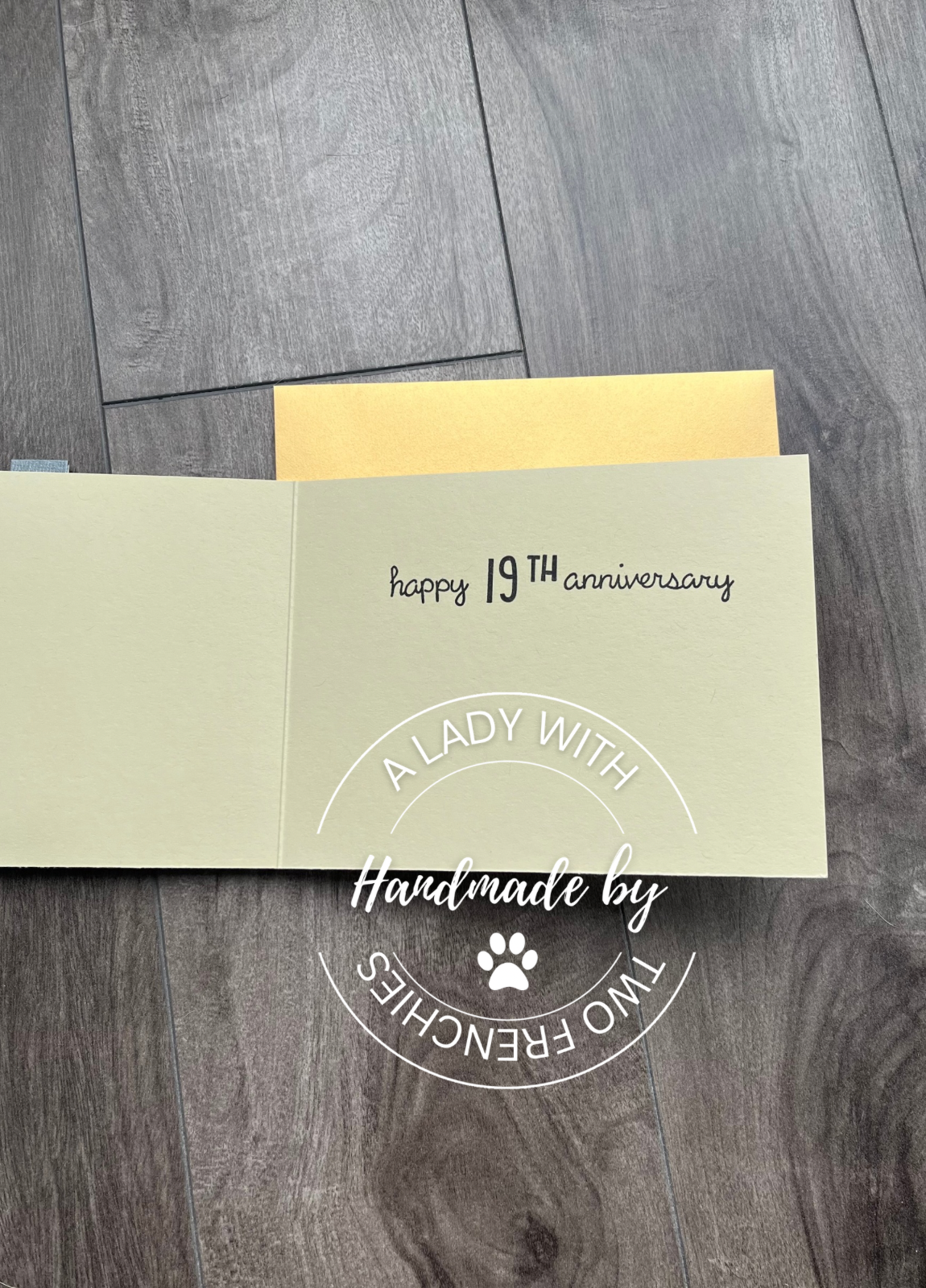 Camera Card - Anniversary Polaroid