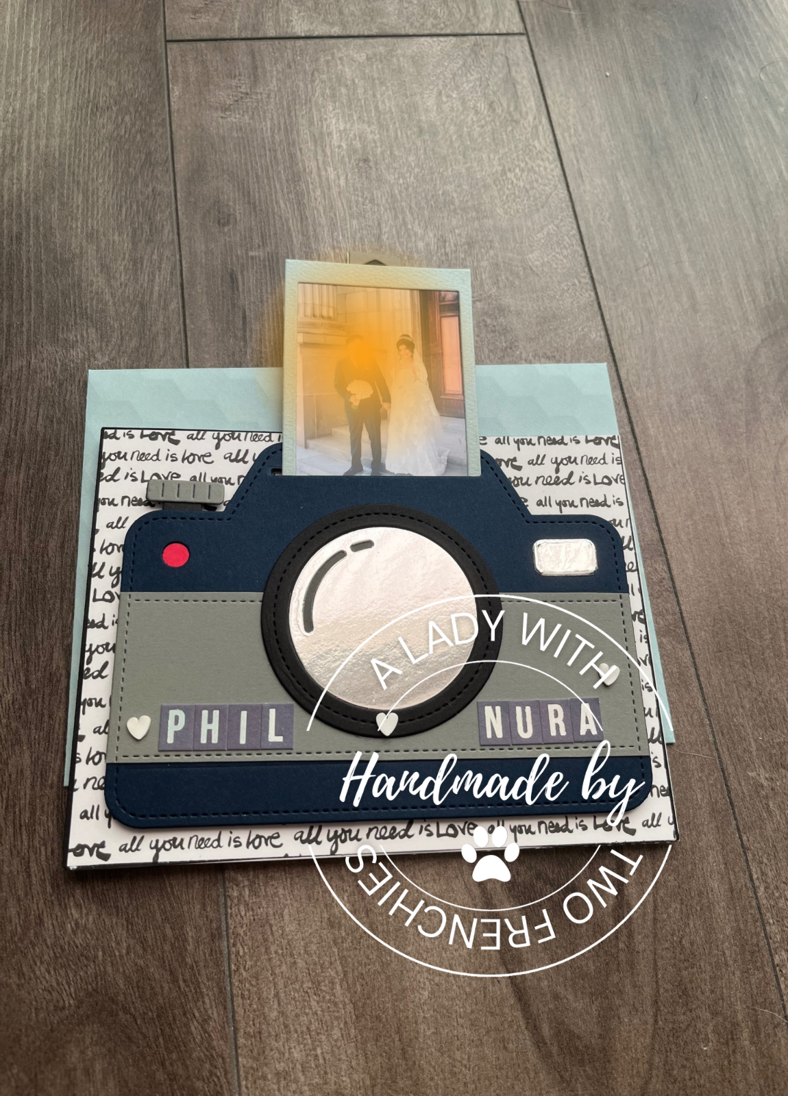 Camera Card - Anniversary Polaroid