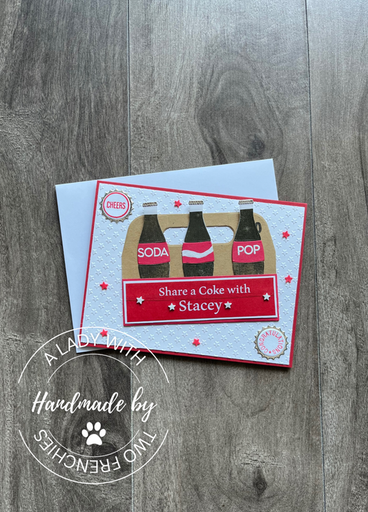 Coca Cola Themed Card