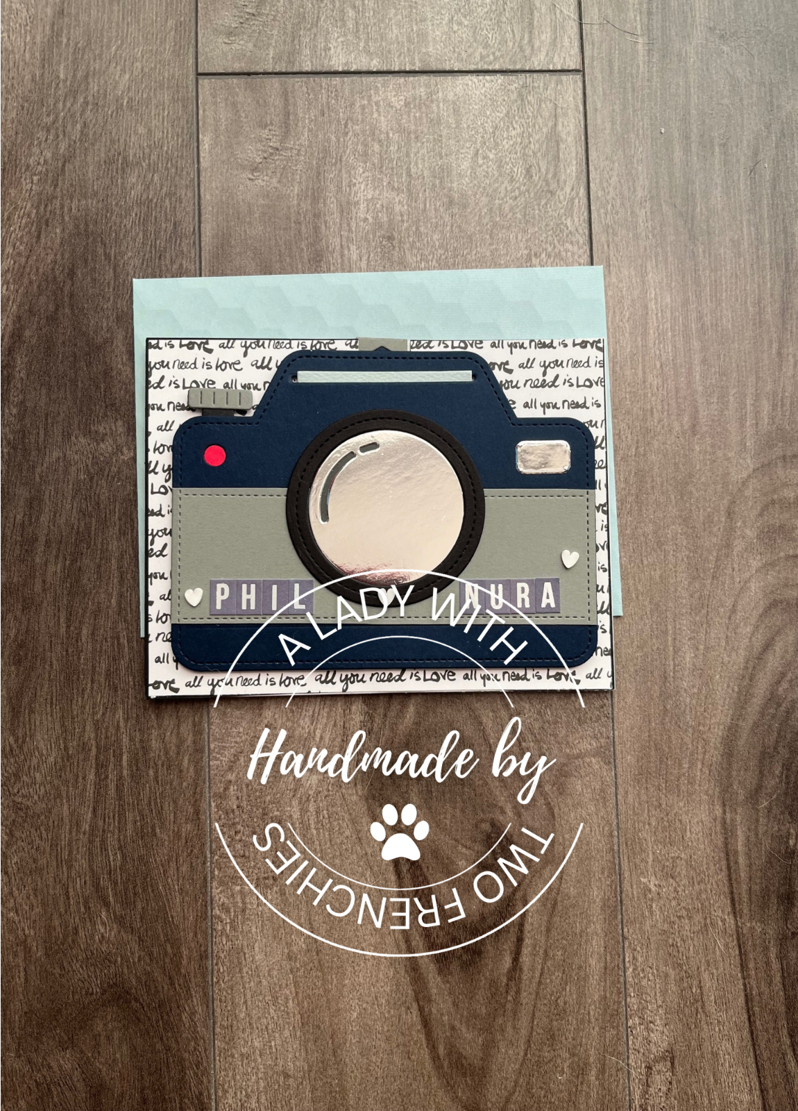 Camera Card - Anniversary Polaroid
