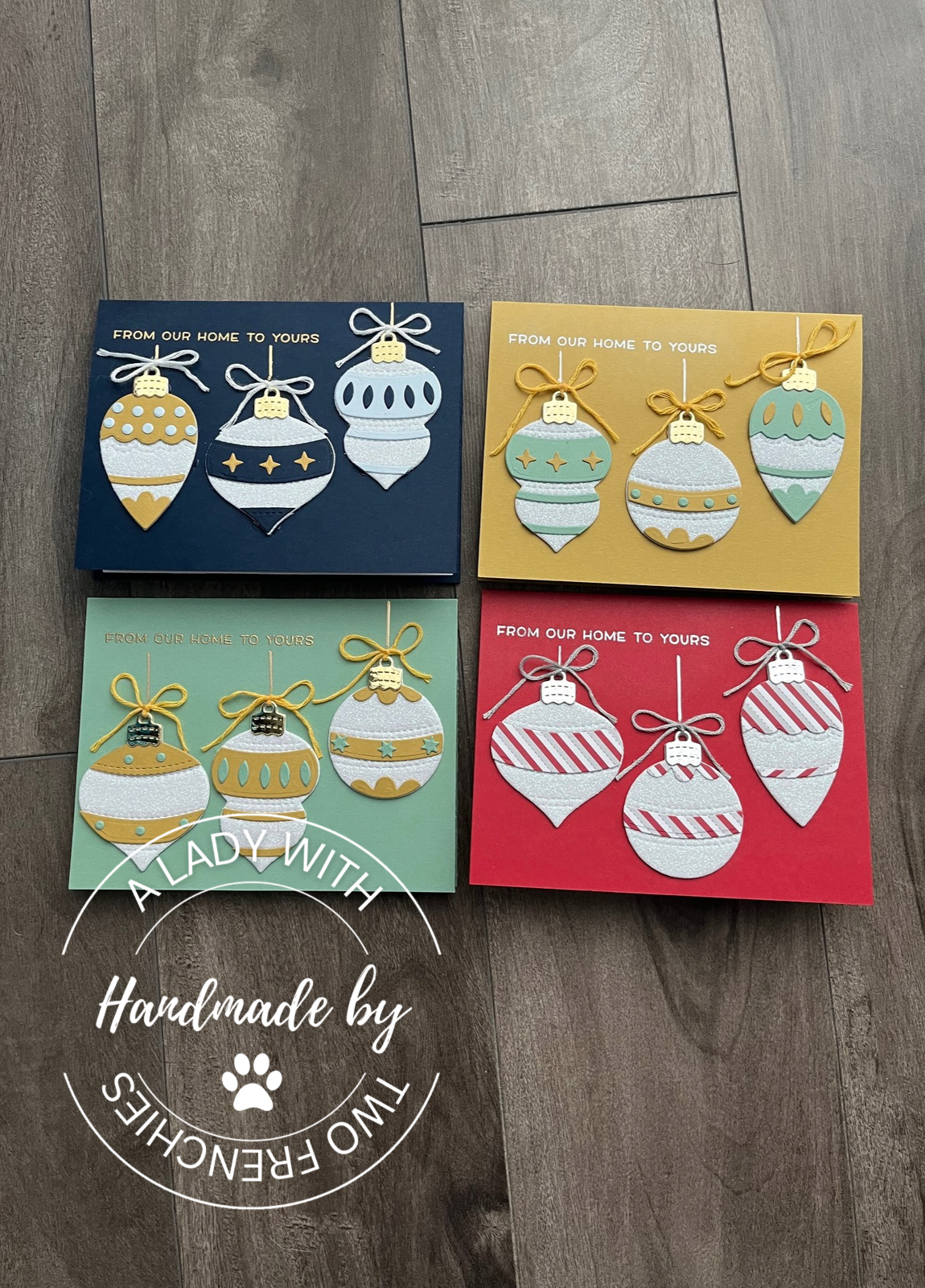 Christmas or Holiday Ornament Card