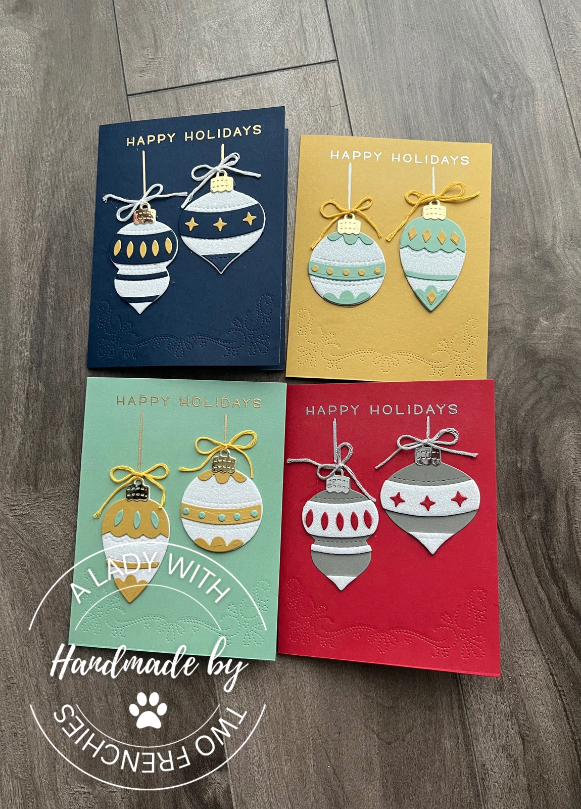 Christmas or Holiday Ornament Card