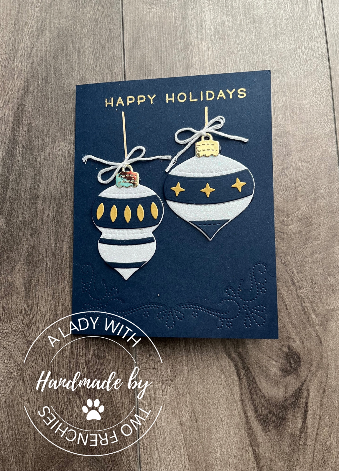 Christmas or Holiday Ornament Card