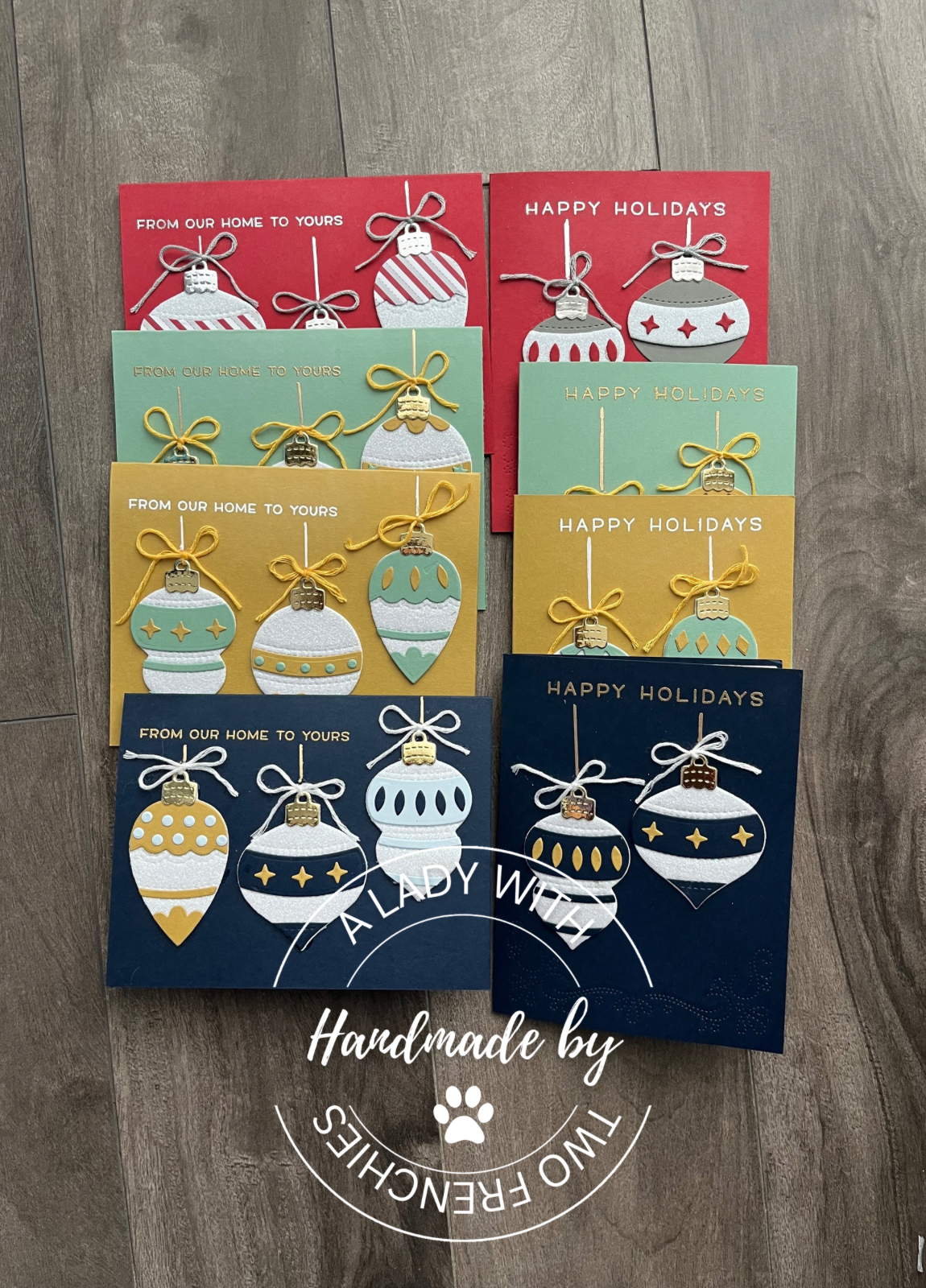 Christmas or Holiday Ornament Card