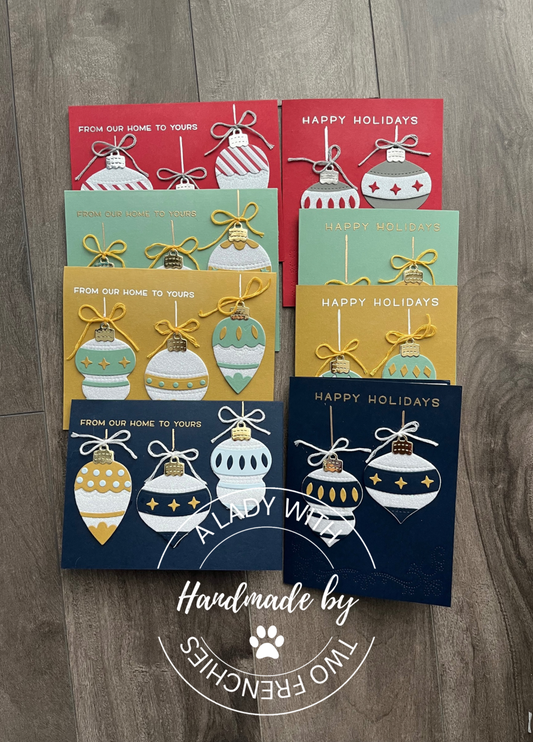 Christmas or Holiday Ornament Card