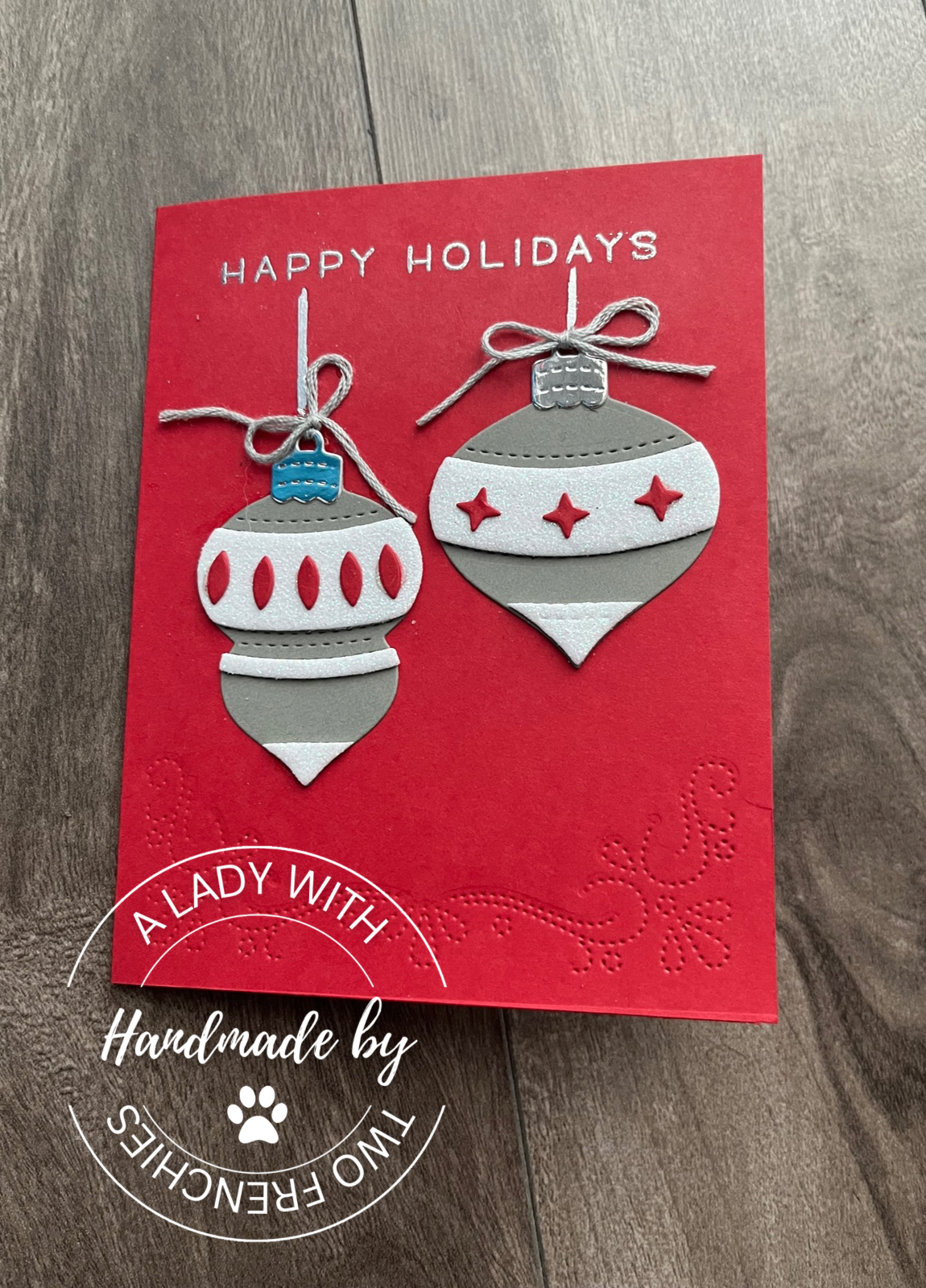 Christmas or Holiday Ornament Card