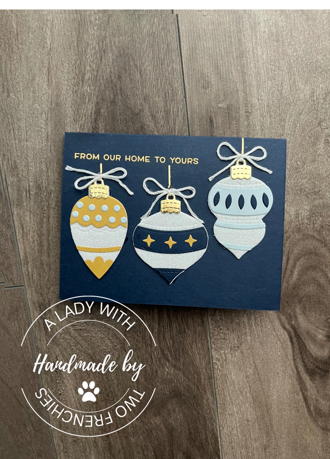 Christmas or Holiday Ornament Card