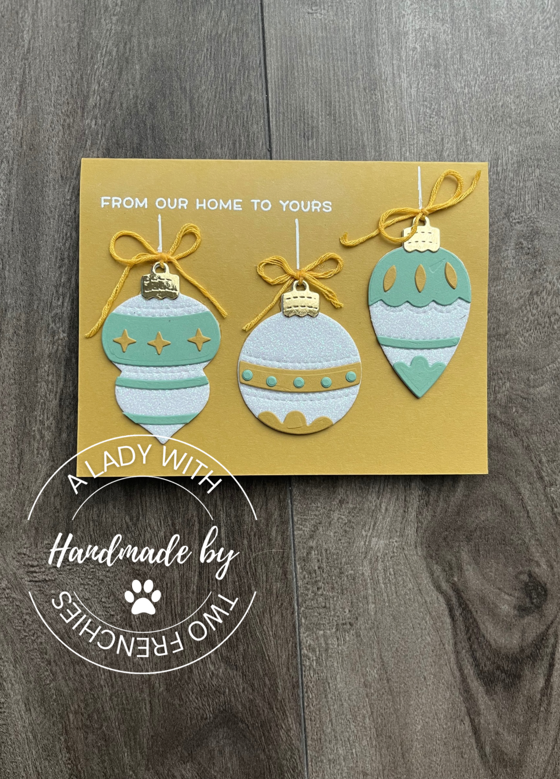 Christmas or Holiday Ornament Card