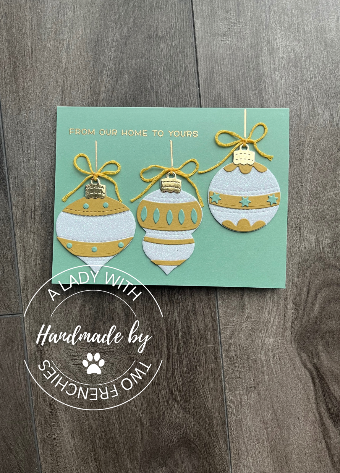 Christmas or Holiday Ornament Card