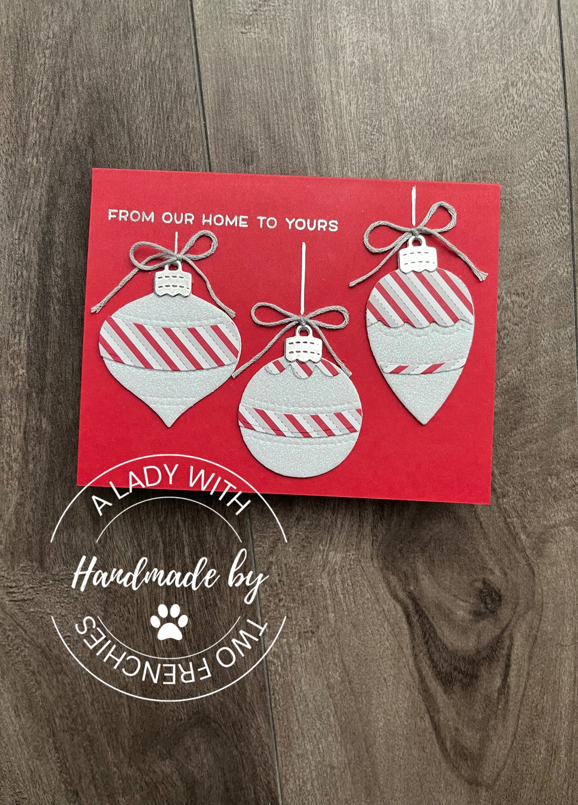 Christmas or Holiday Ornament Card