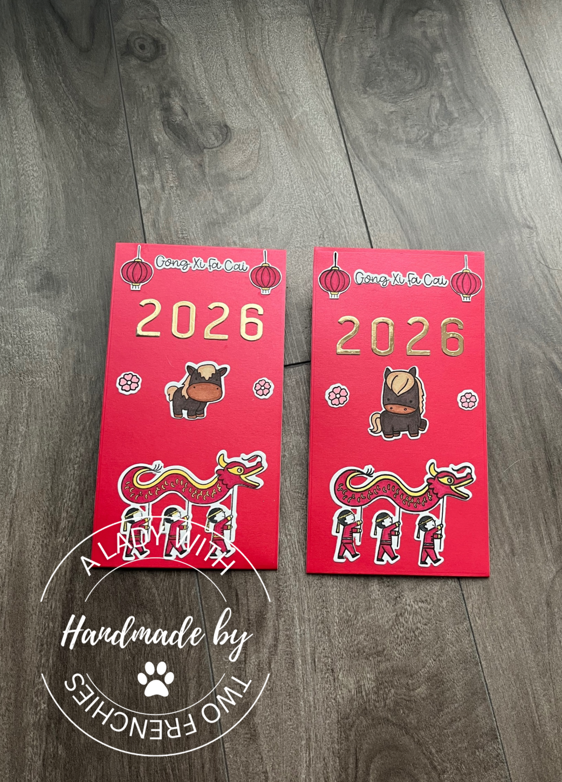 Lunar New Year 2.0 - Set of 8 Red Envelopes (Large)