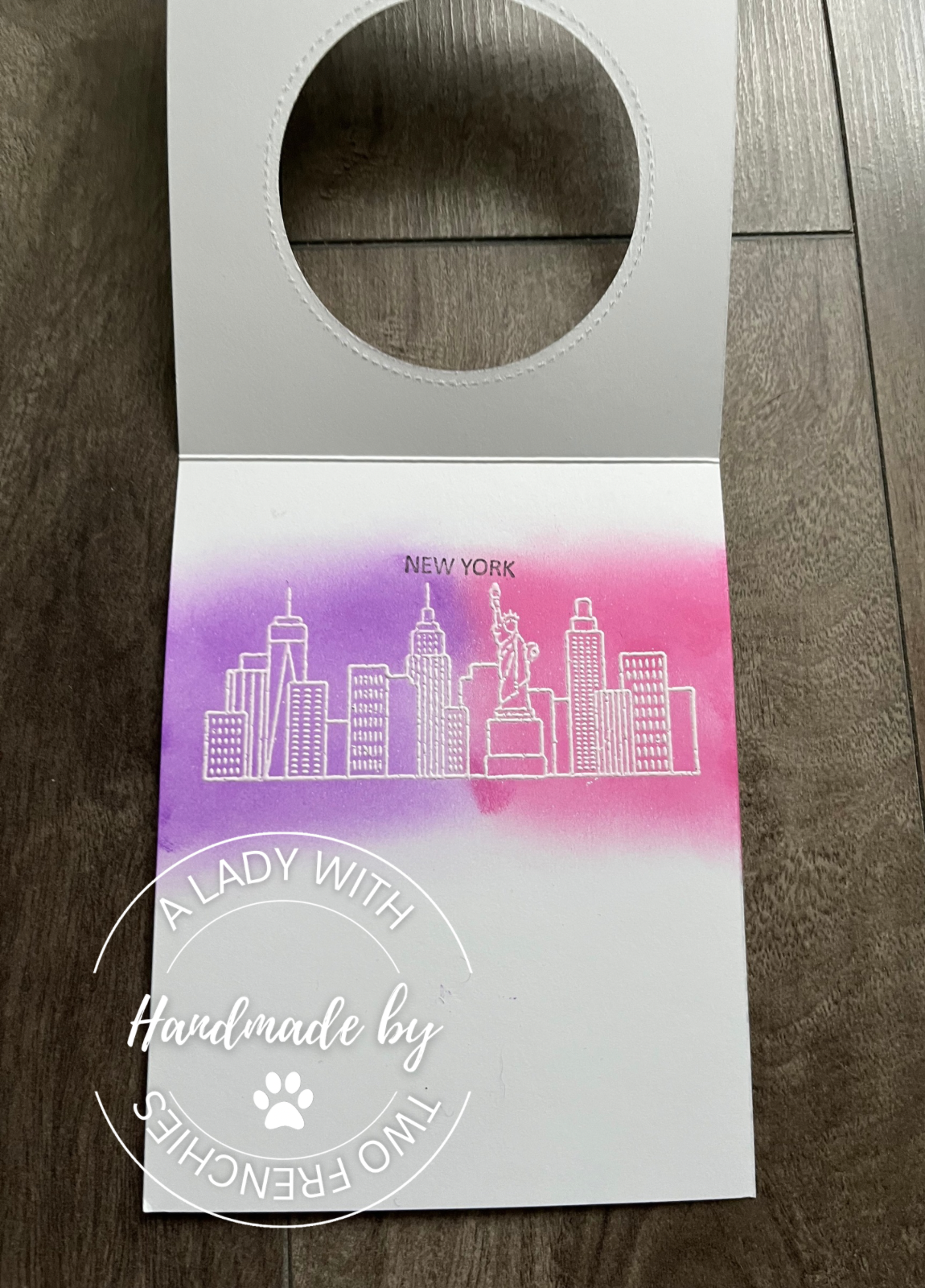 Frenchies in New York - Birthday Card