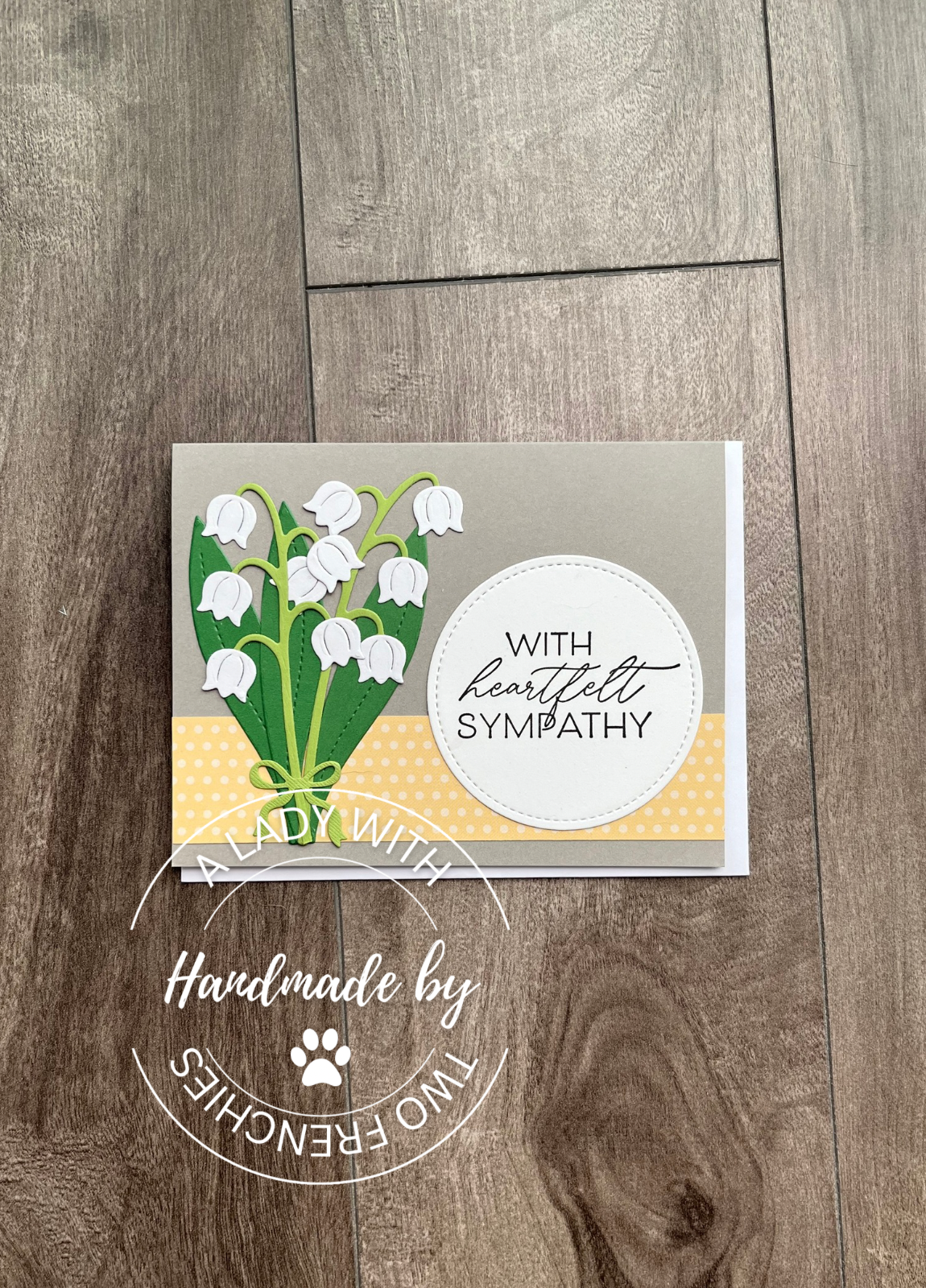 Sympathy Card - Lily of the Valley