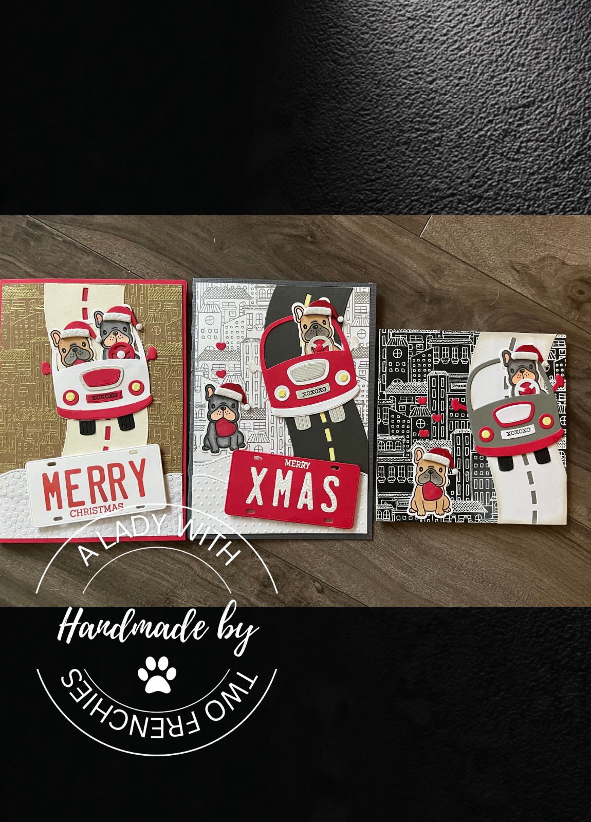Frenchie in the City Xmas Card