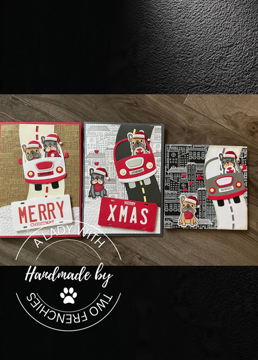 Frenchie in the City Xmas Card