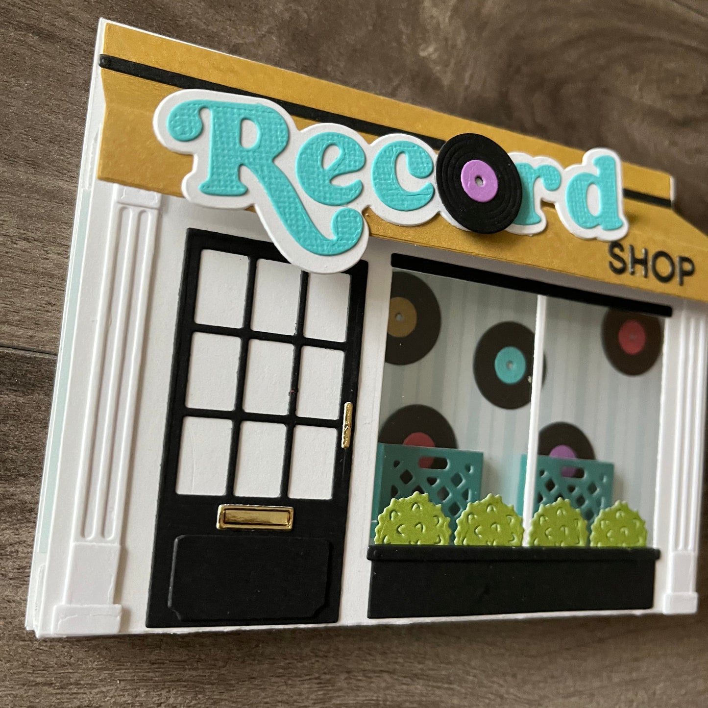 Store Front Card - Record Shop